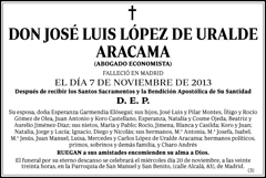 José Luis López de Uralde Aracama